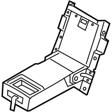 Hyundai 89900-E6KE0-S9G Rear Seat Back Armrest Assembly