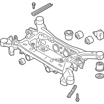 2022 Hyundai Genesis G70 Rear Crossmember - 55405-G9100