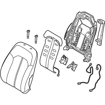 Hyundai 88300-C2060-SMU Back Assembly-Front Seat Driver