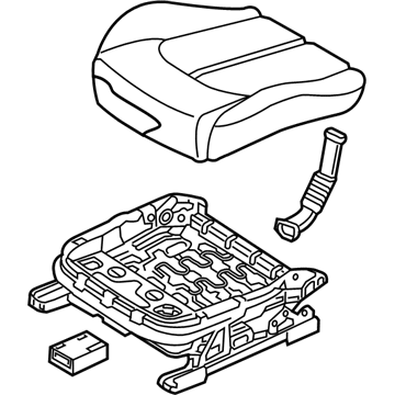 2018 Hyundai Sonata Seat Cushion - 88100-C2KE0-XTK