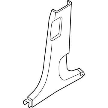 Hyundai 85845-N9000-NNB Trim Assembly-Ctr Pillar LWR RH