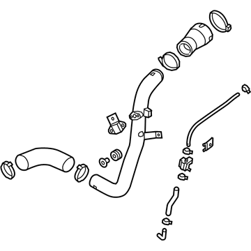 Hyundai 28273-3L101 Hose&Pipe Assembly-INTERCOOLER OULET