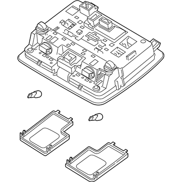 Hyundai 92800-K2020-MMH Overhead Console Lamp Assembly