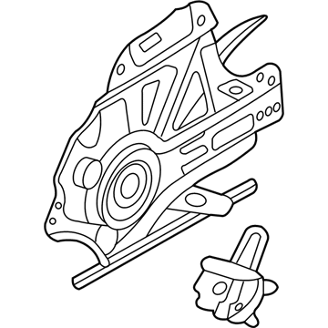 2006 Hyundai Entourage Window Regulator - 82402-4D010