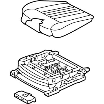 Hyundai 88200-D2050-VHH Cushion Assembly-Front Seat,RH