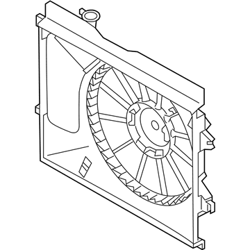 2021 Hyundai Veloster Fan Shroud - 25350-J3140