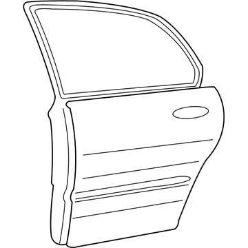 Hyundai 77004-26110 Panel Assembly-Rear Door,RH