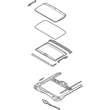 Hyundai 81600-CW000-MMH Sunroof Assembly