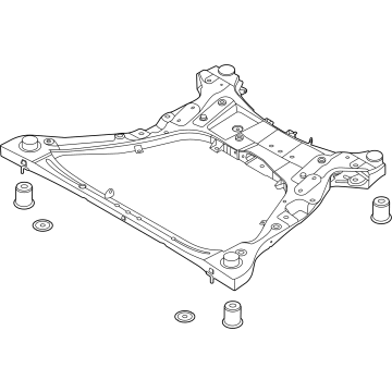 Hyundai 62405-R5000 CROSSMEMBER COMPL