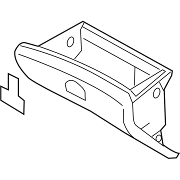 2013 Hyundai Accent Glove Box - 84510-1R050-8M