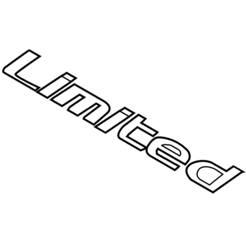 Hyundai 86318-C2510 Limited Emblem