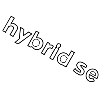 Hyundai 86332-E6500 Emblem-Hybrid Special Edition