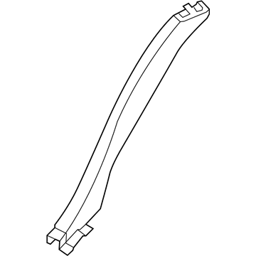 Hyundai 85895-3M500-BR Trim Assembly-Rear Wheel House RH