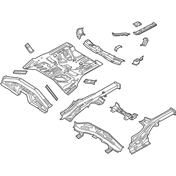 2020 Hyundai Kona Floor Pan - 65500-J9000