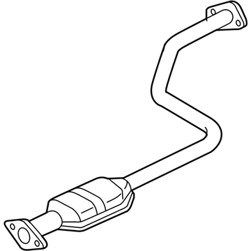 2003 Hyundai Accent Exhaust Pipe - 28650-25710