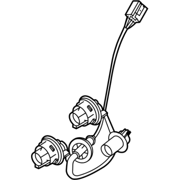 Hyundai 92491-AB000 Holder & Wiring-Rear COMBI,O/S