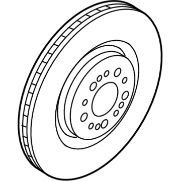 2020 Hyundai Genesis G90 Brake Disc - 51712-D2800