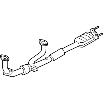 2006 Hyundai Tiburon Exhaust Pipe - 28610-2C100