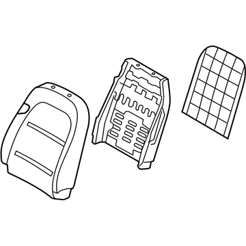 Hyundai 88303-3L121-AEW Back Assembly-Front Seat Driver