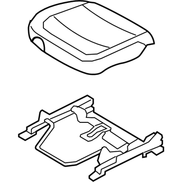 Hyundai 88102-3L050-AEW Cushion Assembly-Front Seat,Driver