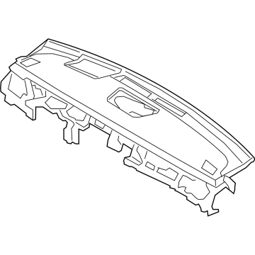 Hyundai 84710-D2BB0-NTL CRASH PAD ASSY-MAIN