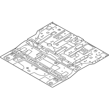 2007 Hyundai Entourage Floor Pan - 65100-4D500