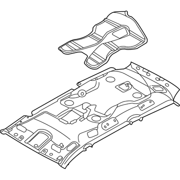 Hyundai 85410-4D231-TW Headlining Assembly