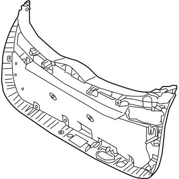 Hyundai 81710-N9210-NNB Trim Assembly-Tail Gate LWR