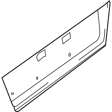 Hyundai 87373-3D000 Strip-Back Panel Moulding