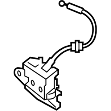 Hyundai 81230-C1500 Trunk Lid Latch Assembly