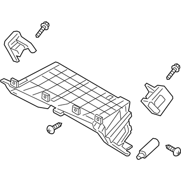 Hyundai 84540-G3000-TRY Panel Assembly-Lower Crash Pad,RH