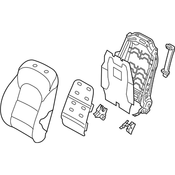 Hyundai 88304-D3305-RTE Back Assembly-FR Seat,RH