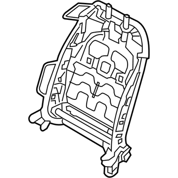 Hyundai 88310-2V140 Frame Assembly-Front Seat Back Driver