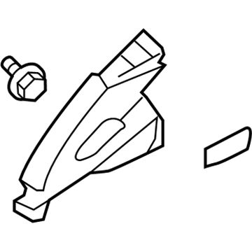 Hyundai 85840-2M200-9P Trim Assembly-Center Pillar Upper RH