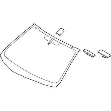 Hyundai 86110-3Y321 Windshield Glass Assembly