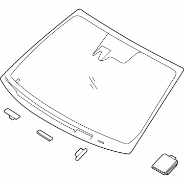 Hyundai 86111-L5050 Glass-Windshield