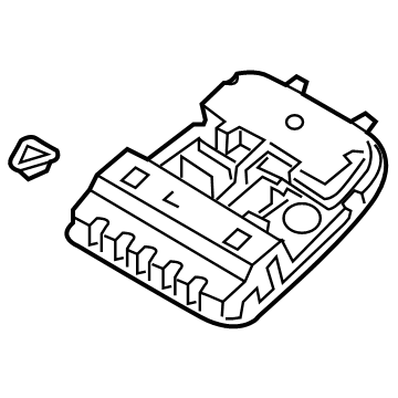 Hyundai 92810-D2520-VNB Lamp Assembly-Overhead Console