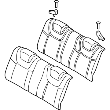 Hyundai 89300-2M150-NBN Back Assembly-Rear Seat