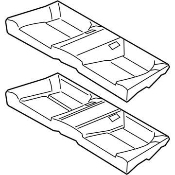 Hyundai 89100-2M250-NG3 Cushion Assembly-Rear Seat