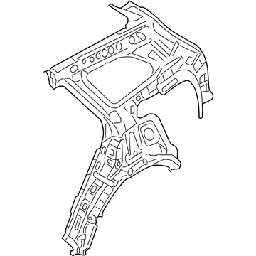 Hyundai 71602-B8250 Panel Assembly-Quarter Inner,RH