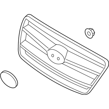 Hyundai 86560-2B010 Radiator Grille Assembly