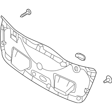 Hyundai 81750-1R200-RY Panel Assembly-Tail Gate Trim