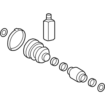 Hyundai 49576-J9100 DAMPER Kit-FR Axle Dynamic,LH