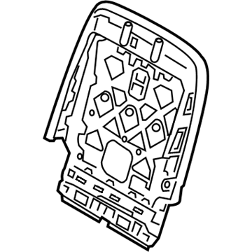Hyundai 89310-S8320 Frame Assembly-RR Seat Back LH