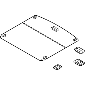 Hyundai 85715-G2050-T9Y Board Assembly-Luggage Covering