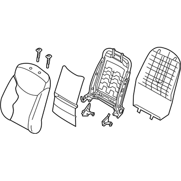 Hyundai 88300-3Y600-MSF Back Assembly-Front Seat Driver