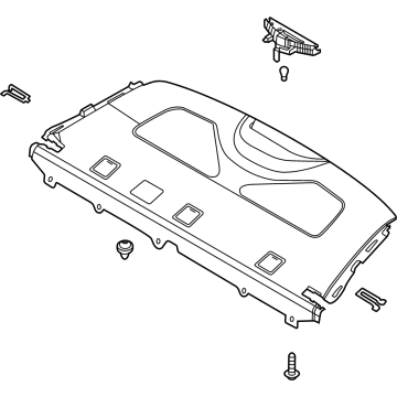 Hyundai 85610-AB000-YFR Trim Assembly-Package Tray RR