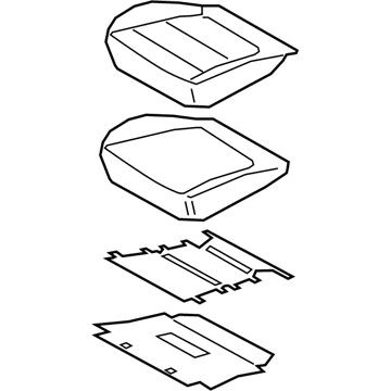 Hyundai 88100-J9010-SVA Cushion Assembly-FR Seat,LH