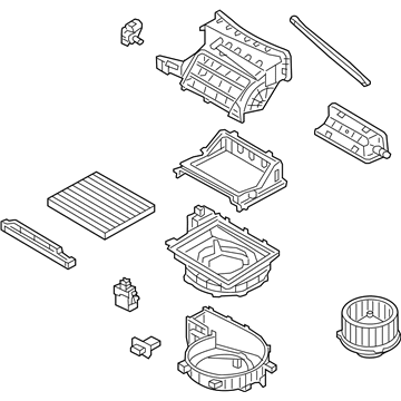 Hyundai 97100-G3020 Blower Unit