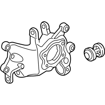 Hyundai 52720-D3300 Carrier Assembly-Rear Axle,RH